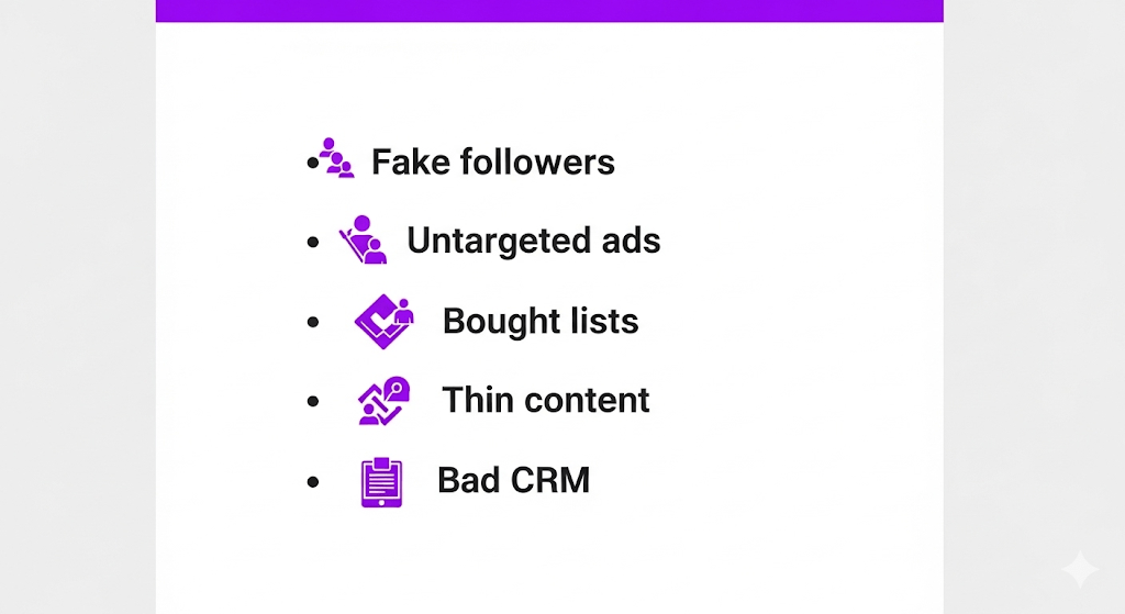 which activities will not help with lead generation