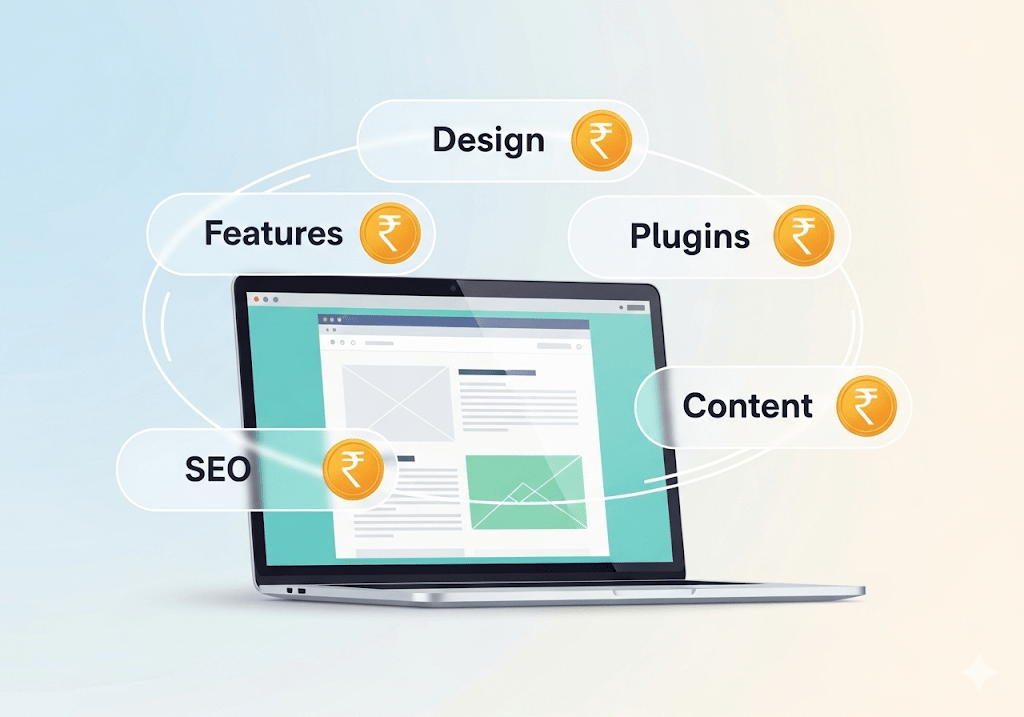 website development charges