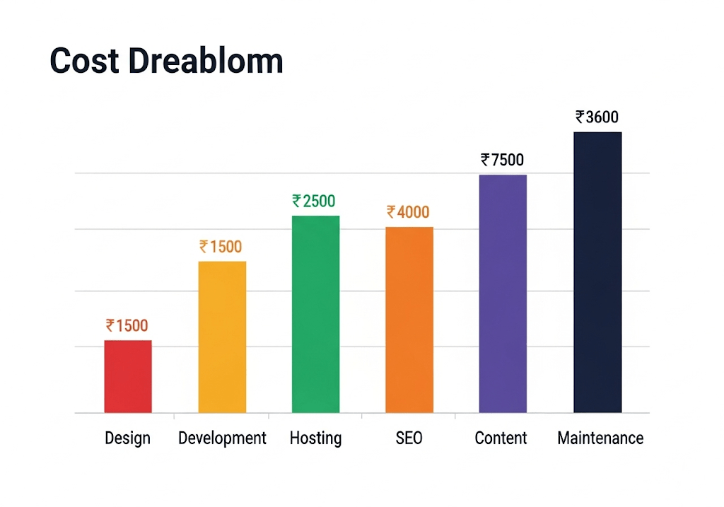 website development charges