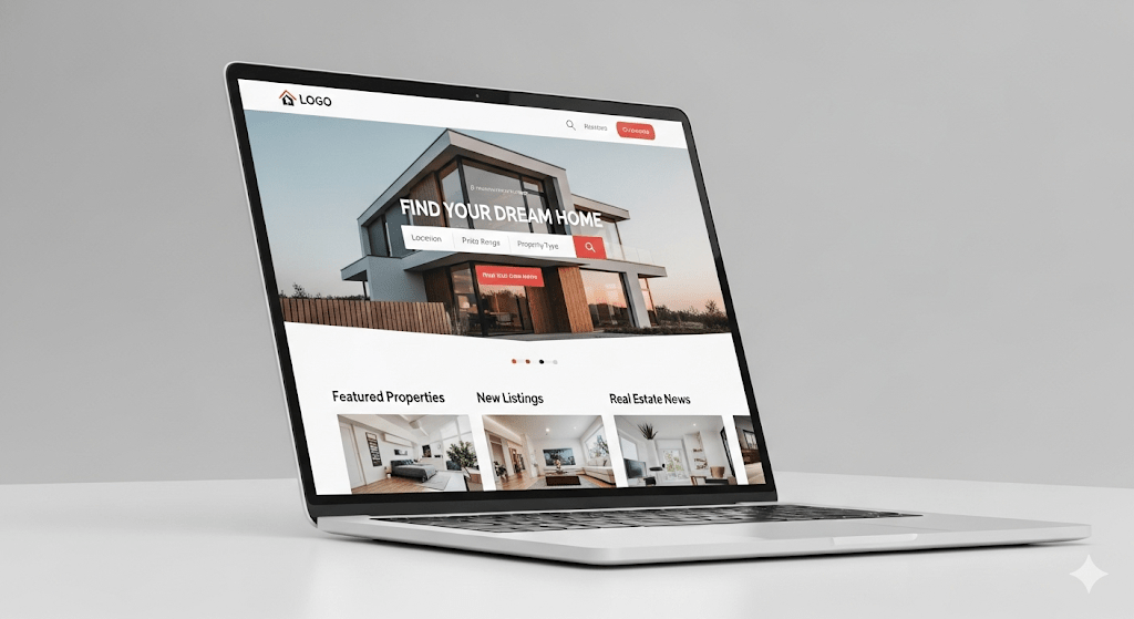 real estate landing page