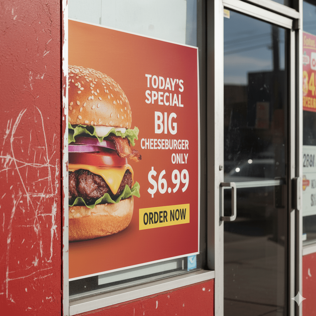 fast food banner design