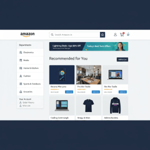 Amazon – Personalized Shopping Ecommerce Homepage Examples