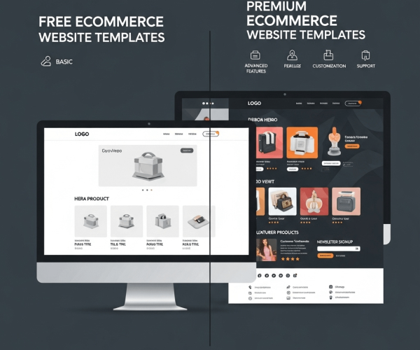 Free vs. Premium Ecommerce Website Templates Ecommerce Website Templates